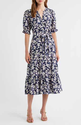 Rails Eliana Print Tiered Midi Dress