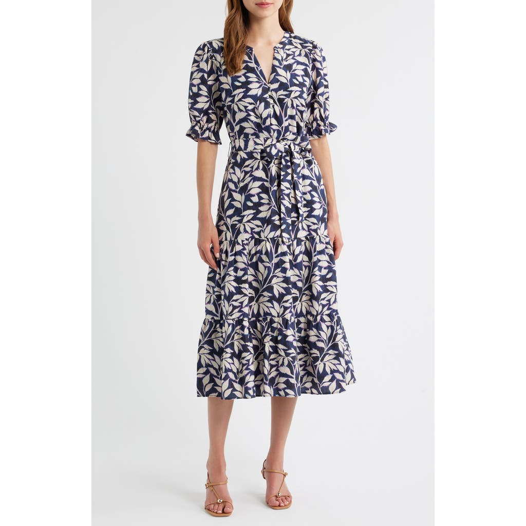 Rails Eliana Print Tiered Midi Dress In Multi