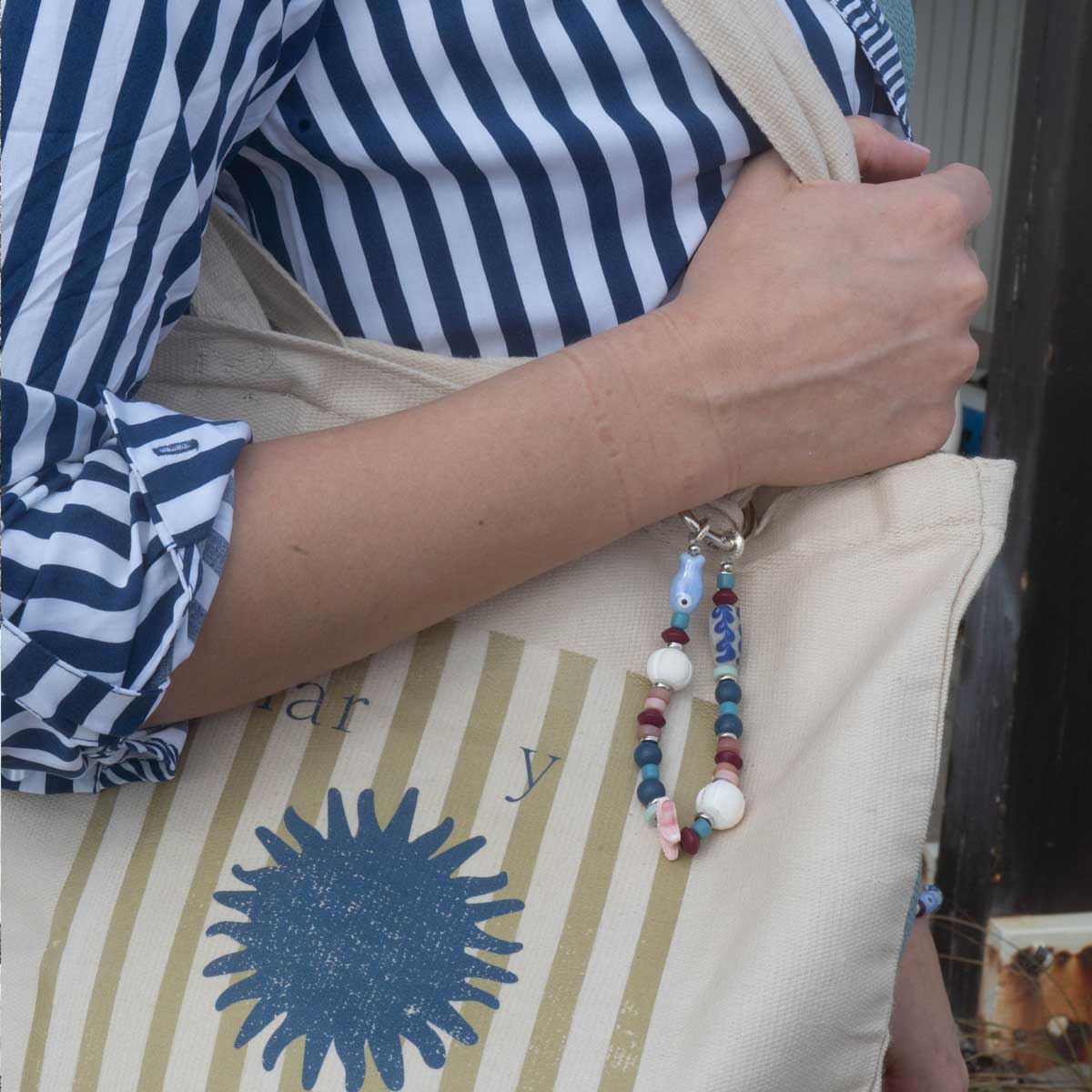 By Lilla Ocean Bagcharm, Alternate, color, Multi