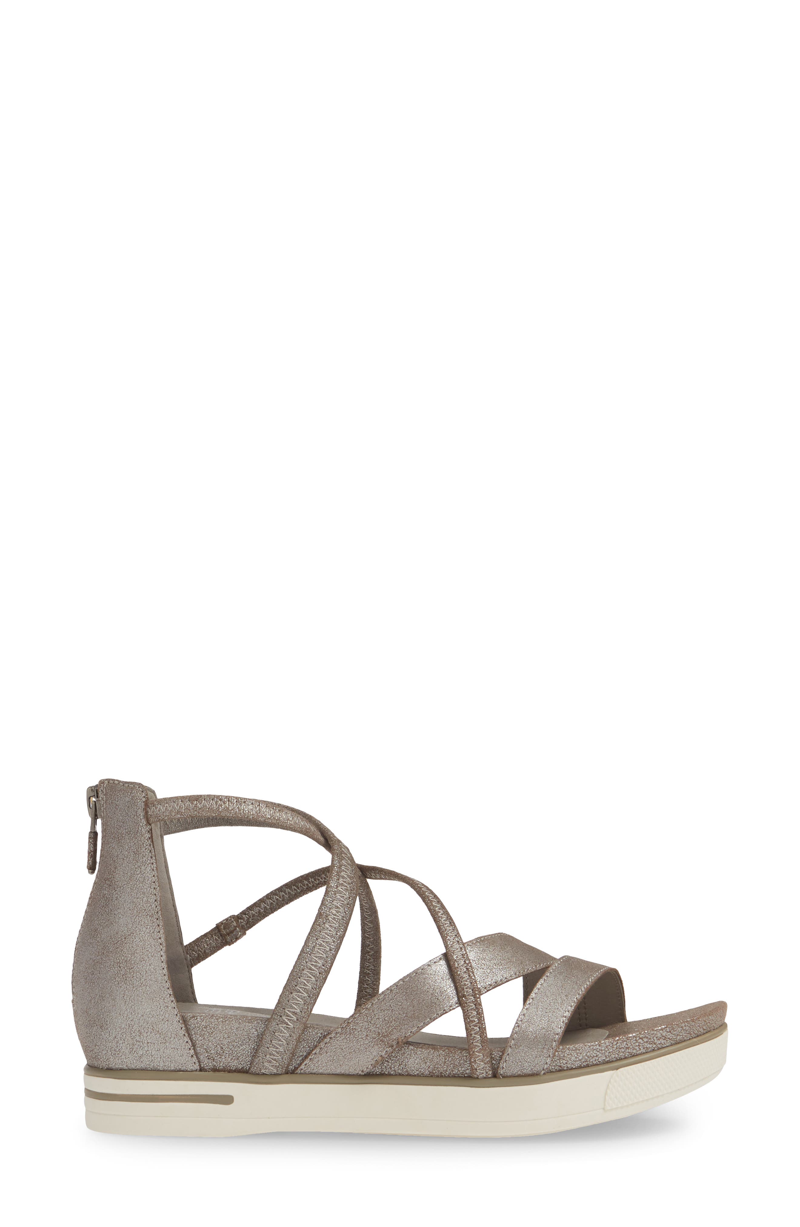 Eileen Fisher Skip Strappy Platform Sandal, Alternate, color, 