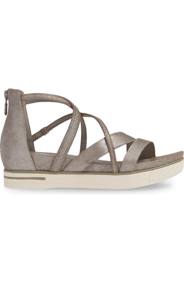 Eileen Fisher Skip Strappy Platform Sandal, Alternate, color,