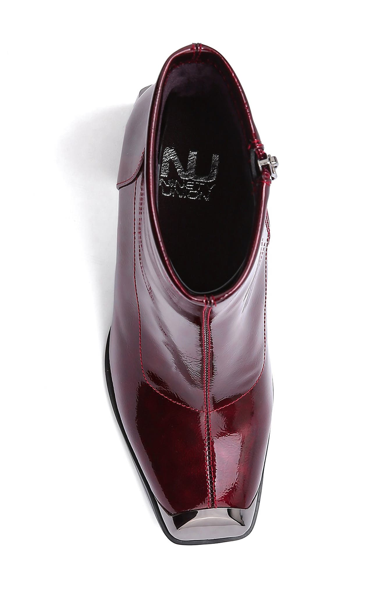 NINETY UNION Fortune Square Toe Boot, Alternate, color, Burgundy