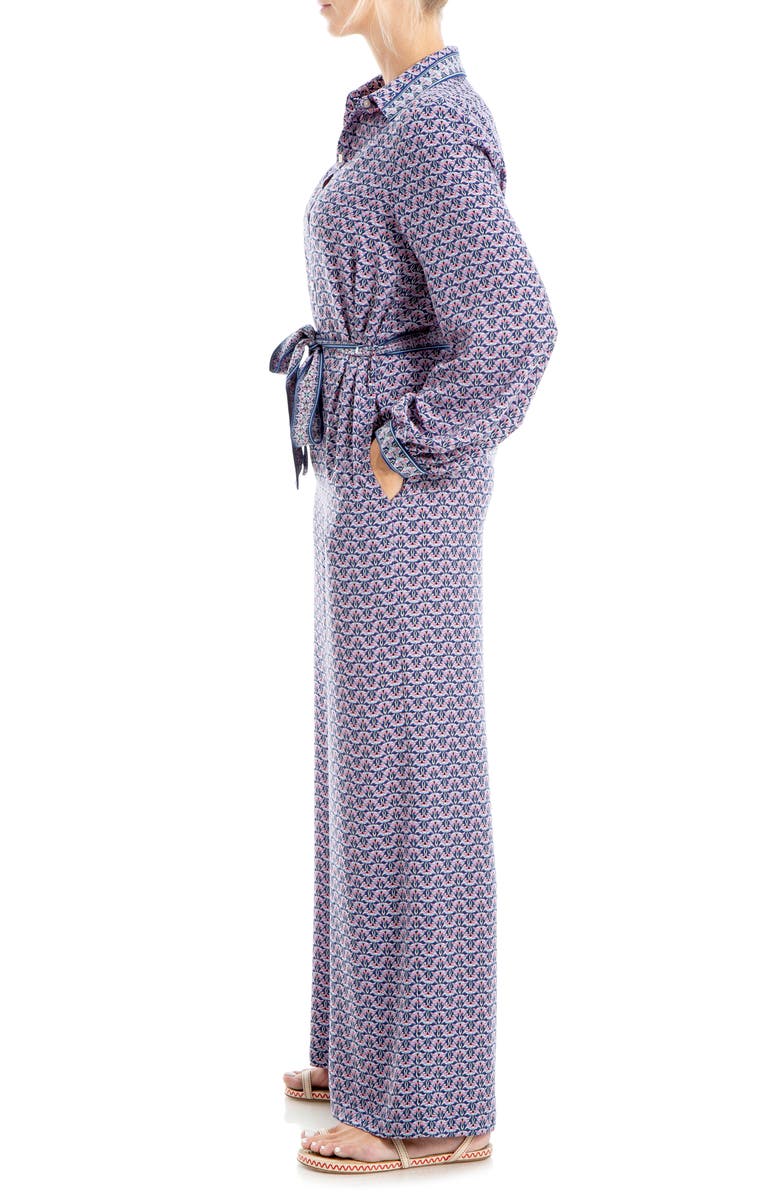 MAX STUDIO Long Sleeve Belted Jumpsuit, Alternate, color, 