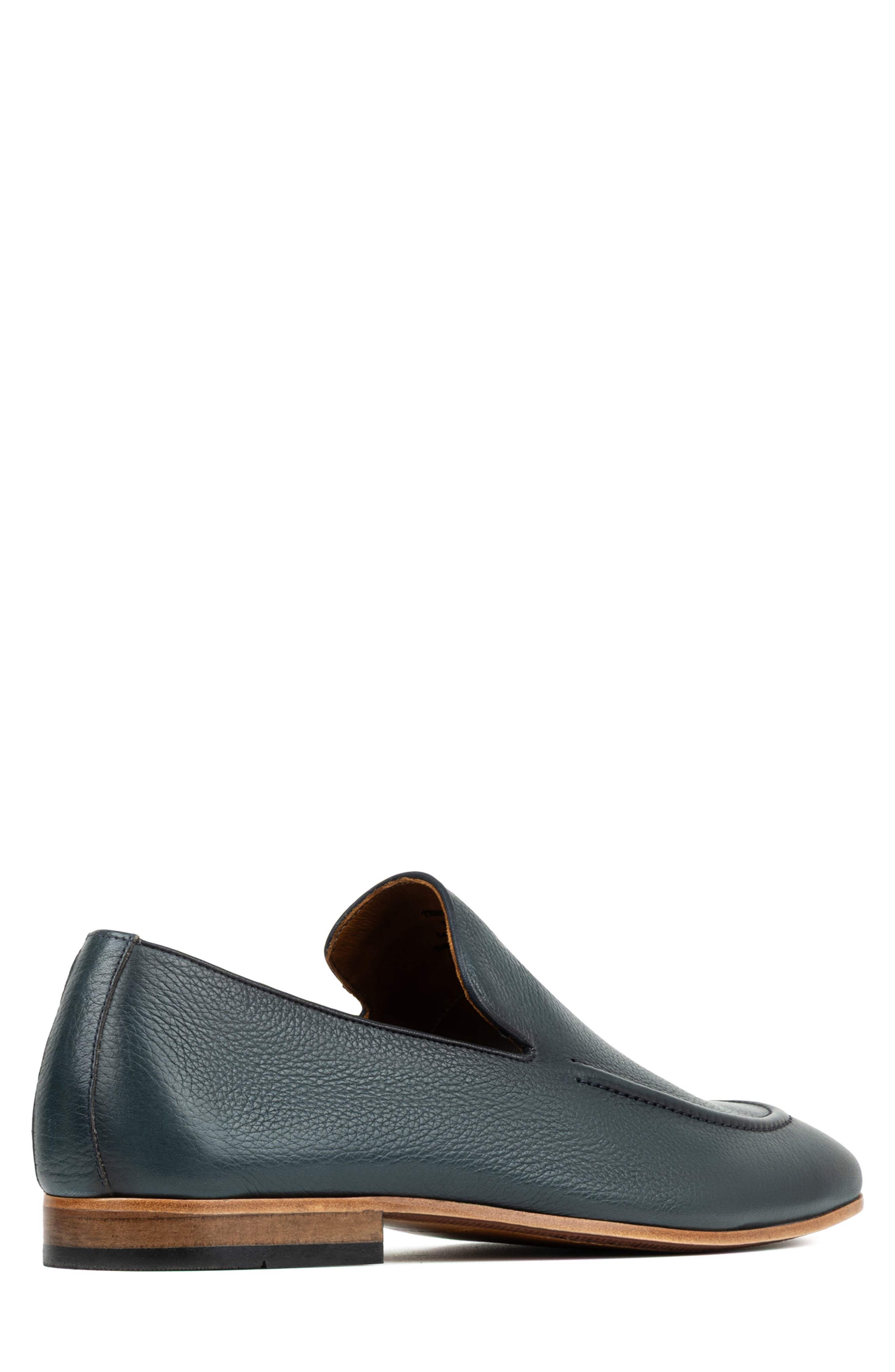 Donald Pliner Tristan Leather Loafer, Alternate, color, Navy