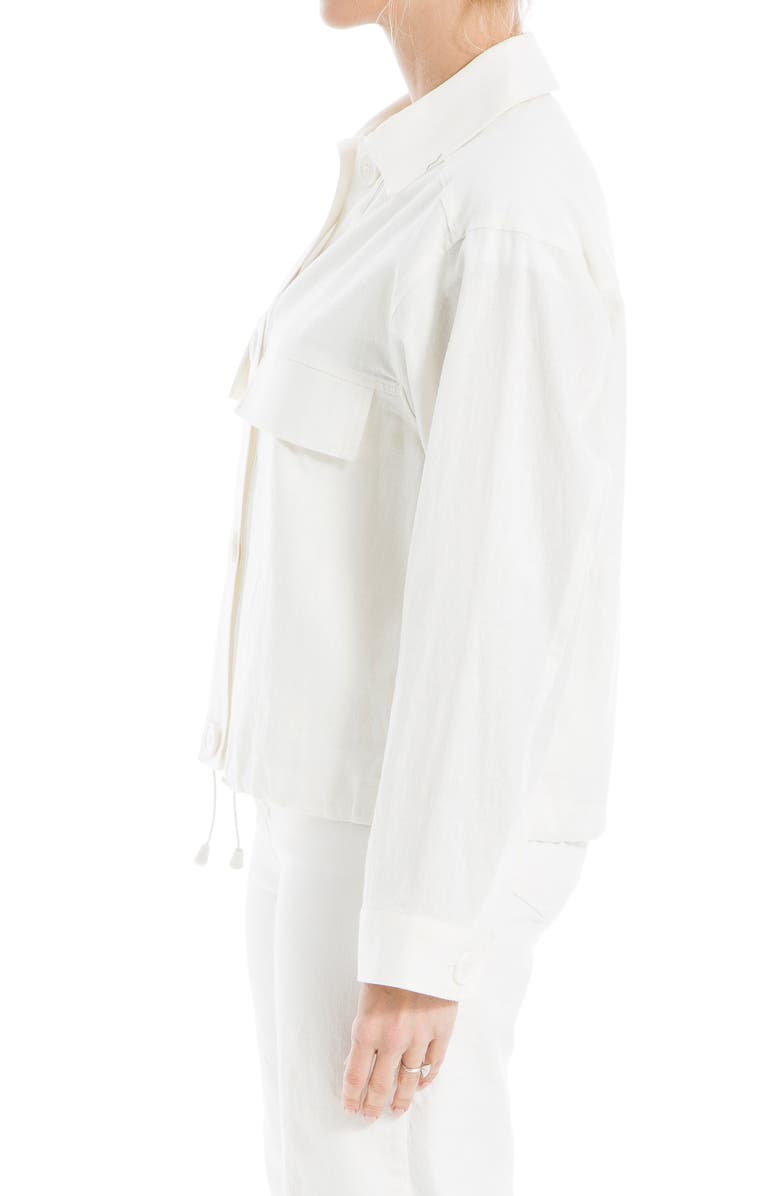 MAX STUDIO Linen & Cotton Utility Jacket, Alternate, color, 