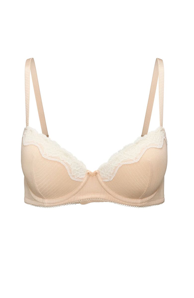 Adore Me Lilou Contour Demi Bra, Alternate, color, Light Beige
