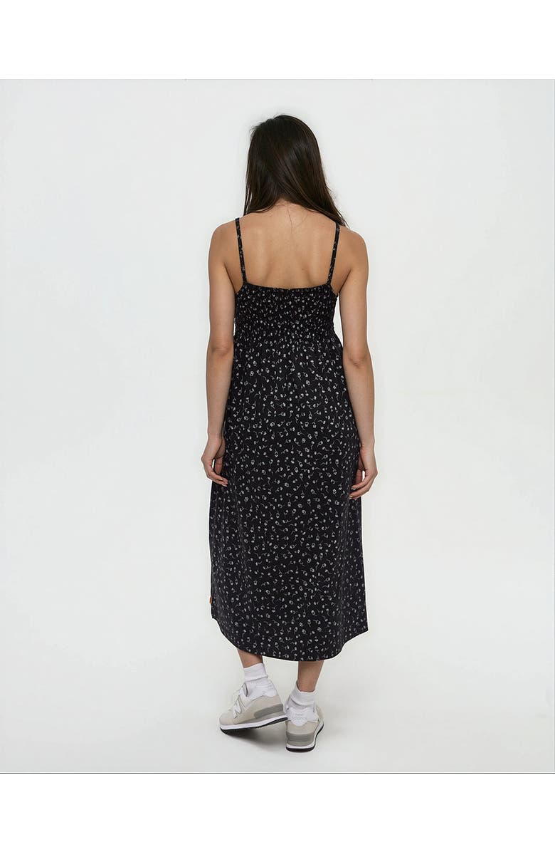 tentree Driftwood Dress, Alternate, color, Meteorite Black/Ditsy