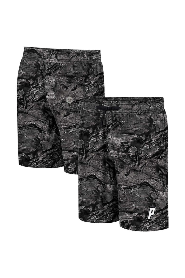 Men's Colosseum Charcoal Providence Friars Realtree Aspect Ohana Swim Shorts, Main, color, Charcoal