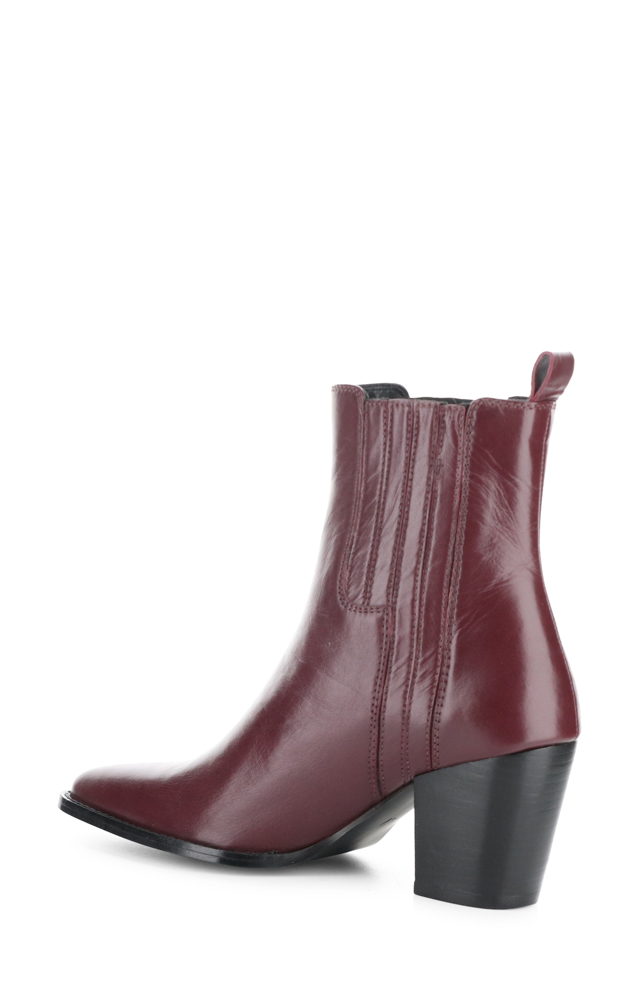 Truly Bootie, Alternate, color, BORDO LEATHER