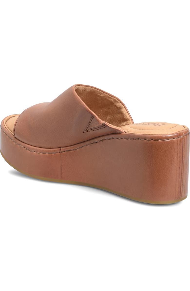 Børn Shilo Platform Sandal, Alternate, color, Brown Leather