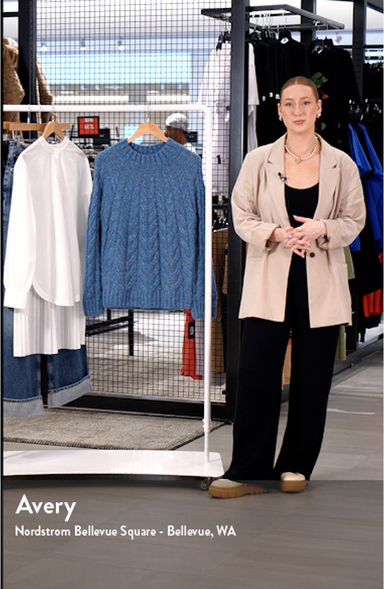 Dylan Cable Stitch Sweater, sales video thumbnail