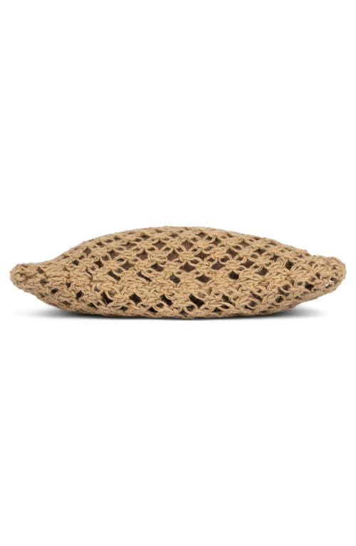 Jeffrey Campbell Island-grl Raffia Shoulder Bag In Natural Brown