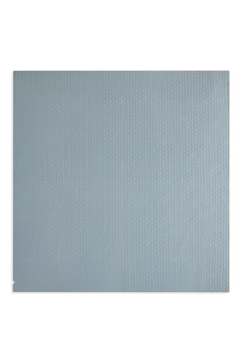 Bridge Creek Coverlet & Pillow Shams Set, Alternate, color, SILVER BLUE