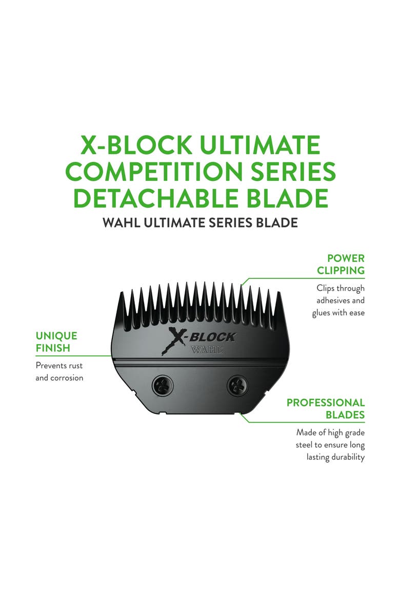 X-block supreme detachable blade for cattle and sheep, Alternate, color, Black