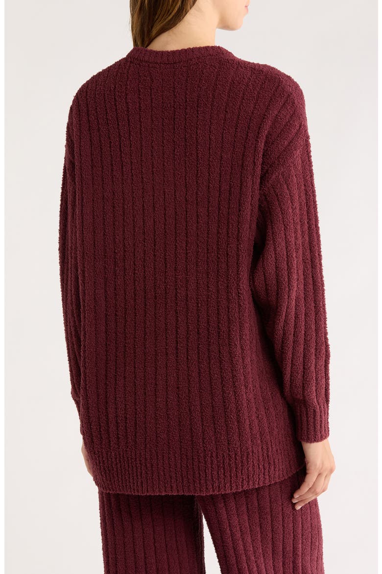 Riz Rib Sweater, Alternate, color, WILD GRAPE