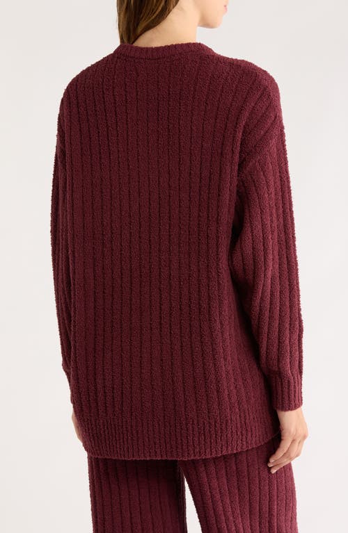 Ugg(r) Riz Rib Sweater In Burgundy