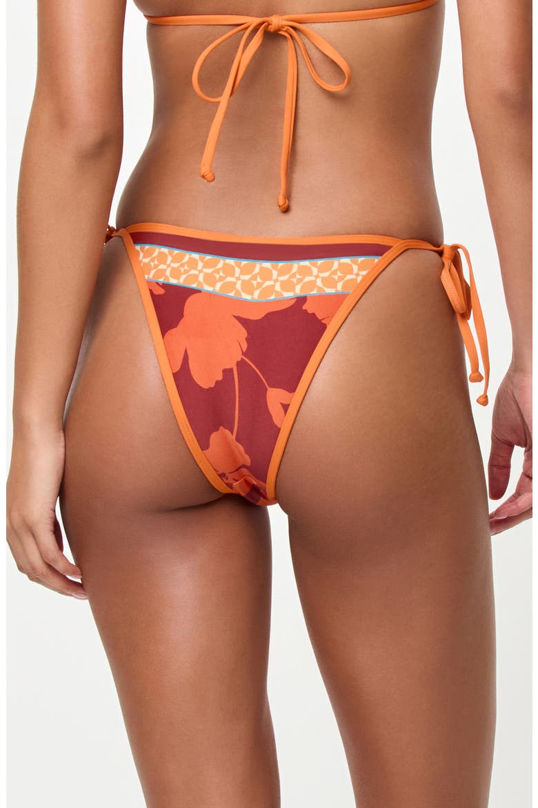 Levy Bitsy Side Tie Bikini Bottoms, Alternate, color, COCOBOLO
