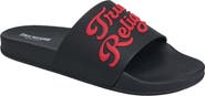 True Religion Drake Script Logo Pool Slide