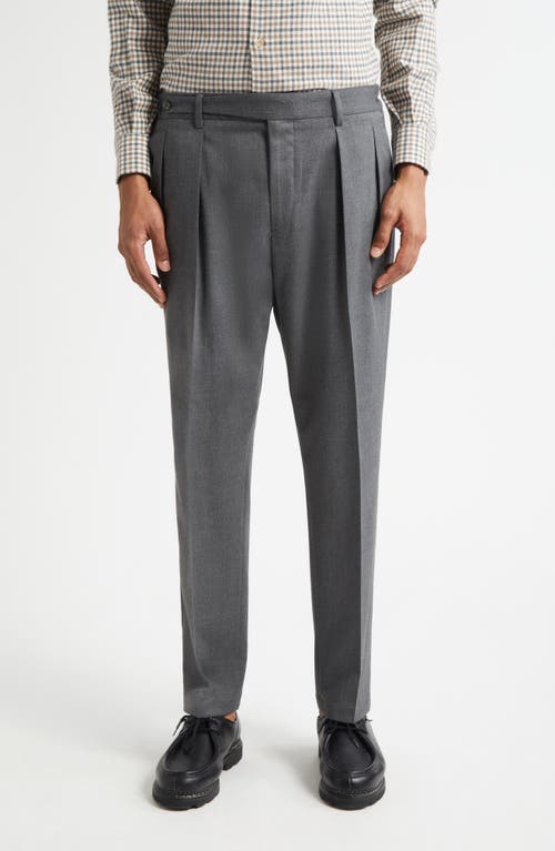 Boglioli Stretch Wool Mario Trousers In Gray