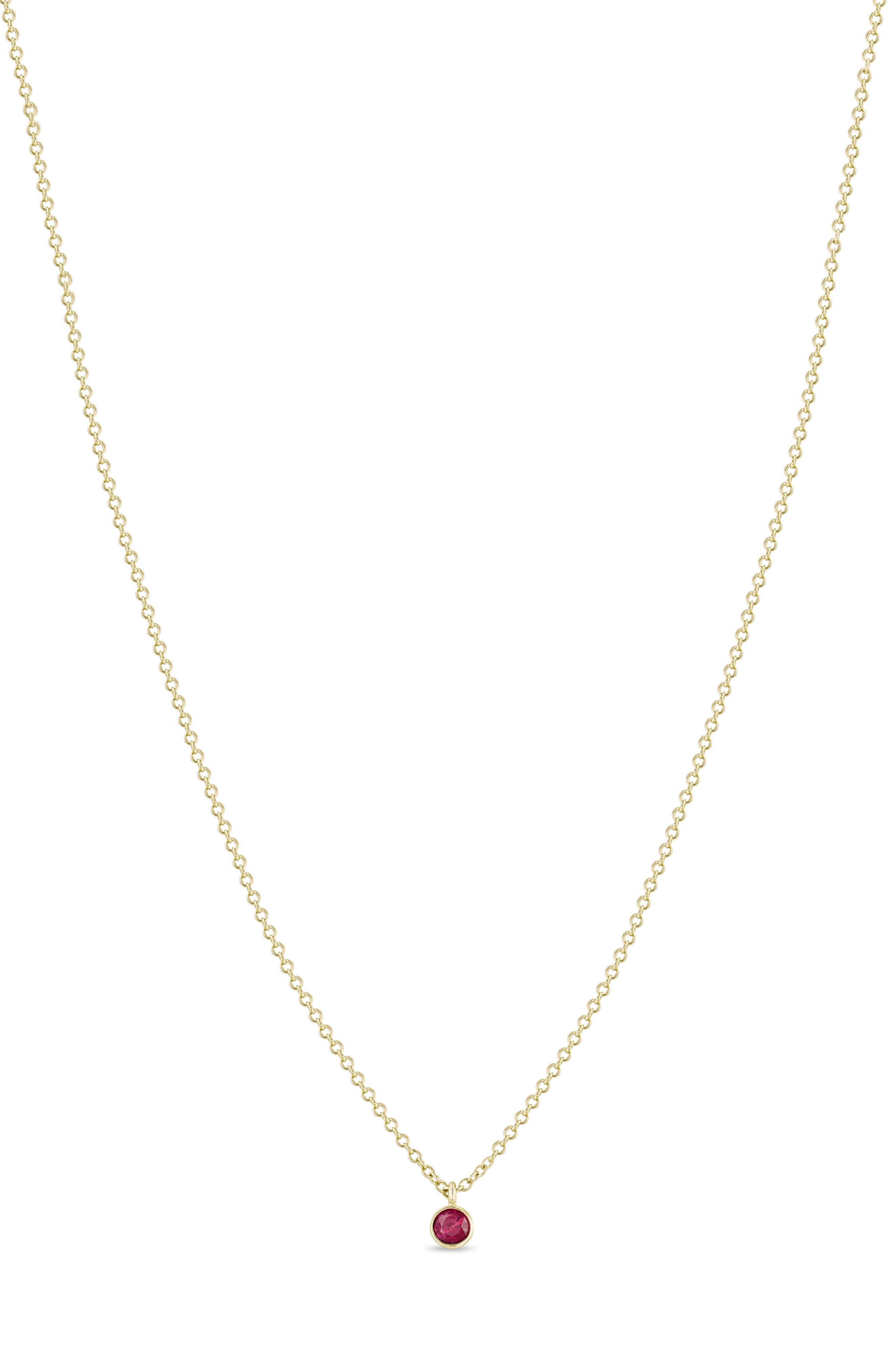 Zoë Chicco Dangling Semiprecious Stone Choker In Gold