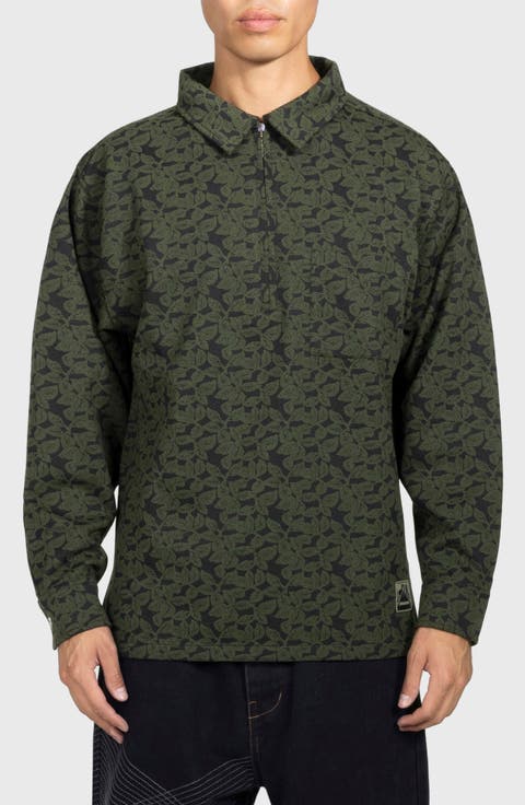 Leaf Quarter Zip Shirt