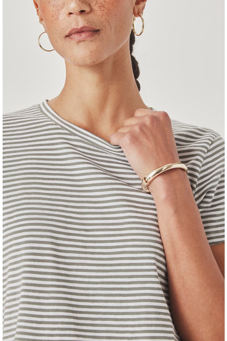 Louisa Stripe T-Shirt, Alternate, color, SOFT GREEN/ WHITE
