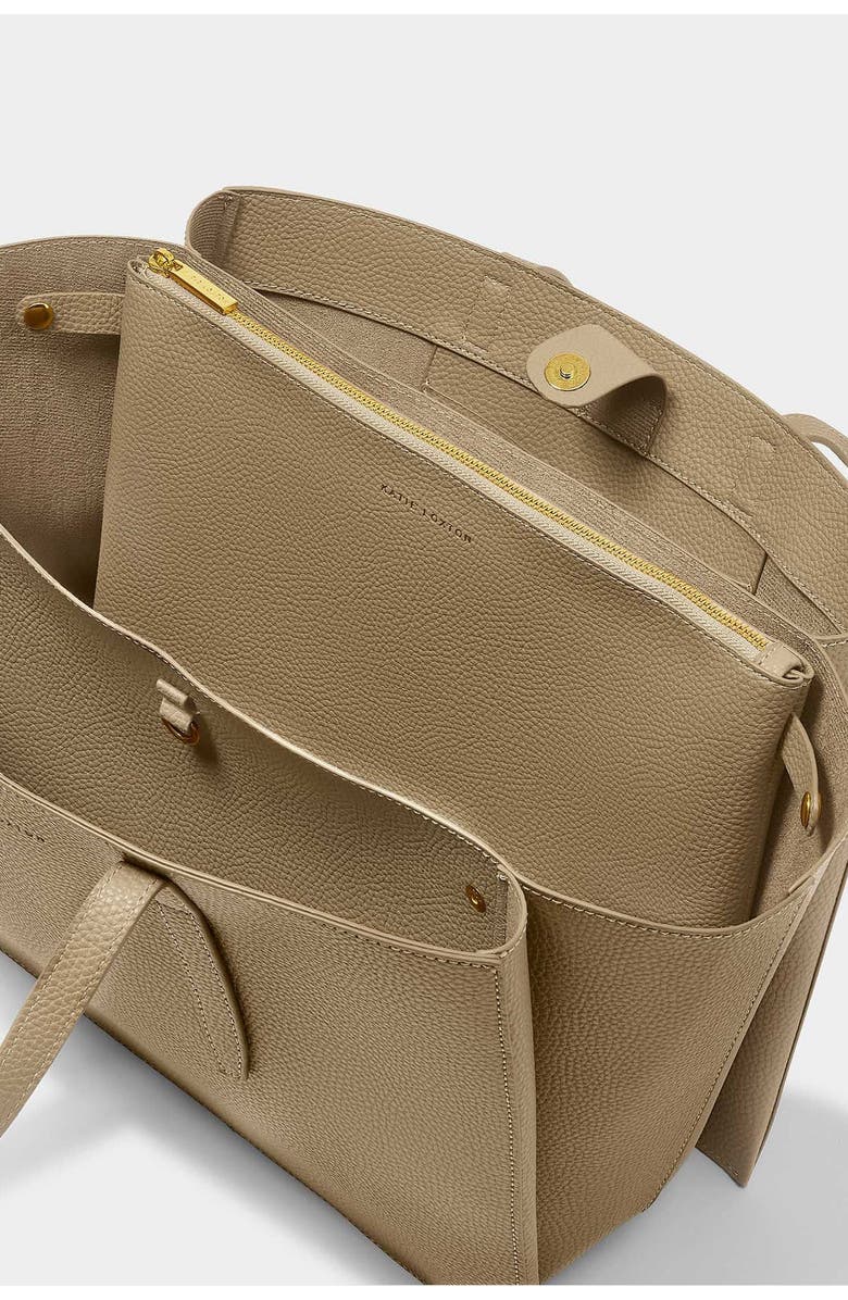 Katie Loxton Tabi Large Tote Bag, Alternate, color, Taupe