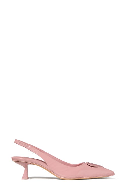 Kate Spade New York Lover Crinkle Patent Leather Sllingback Pump In Pink