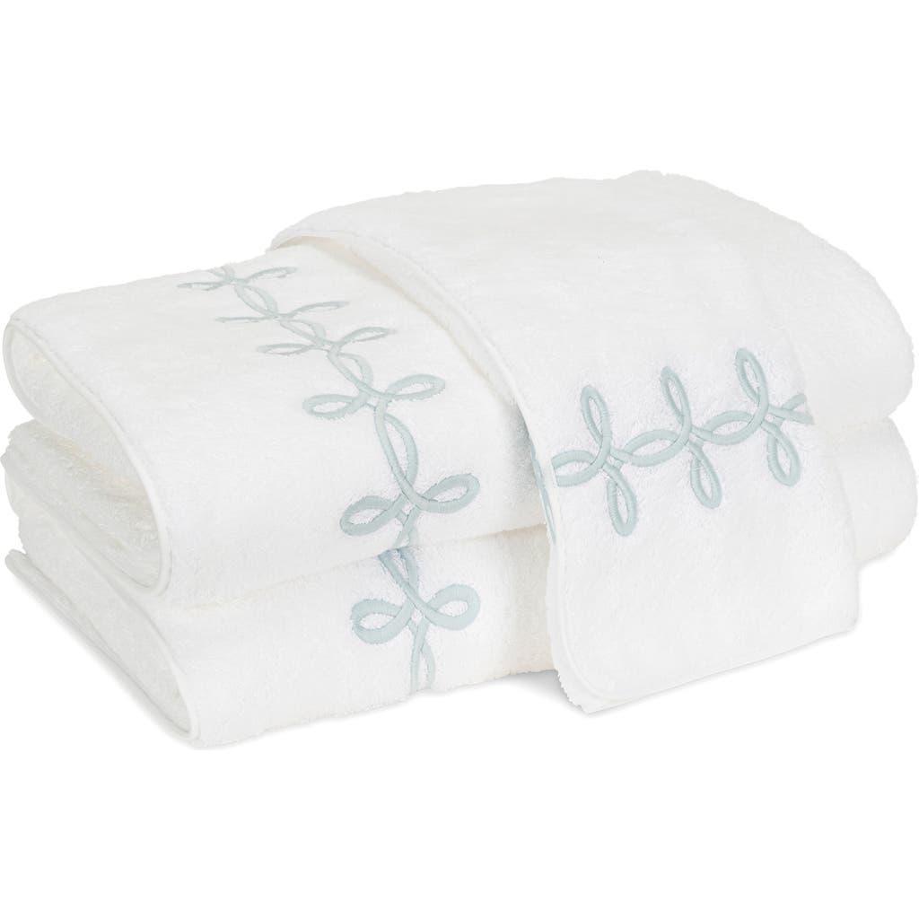 Matouk Gordian Knot Bath Sheet In Blue