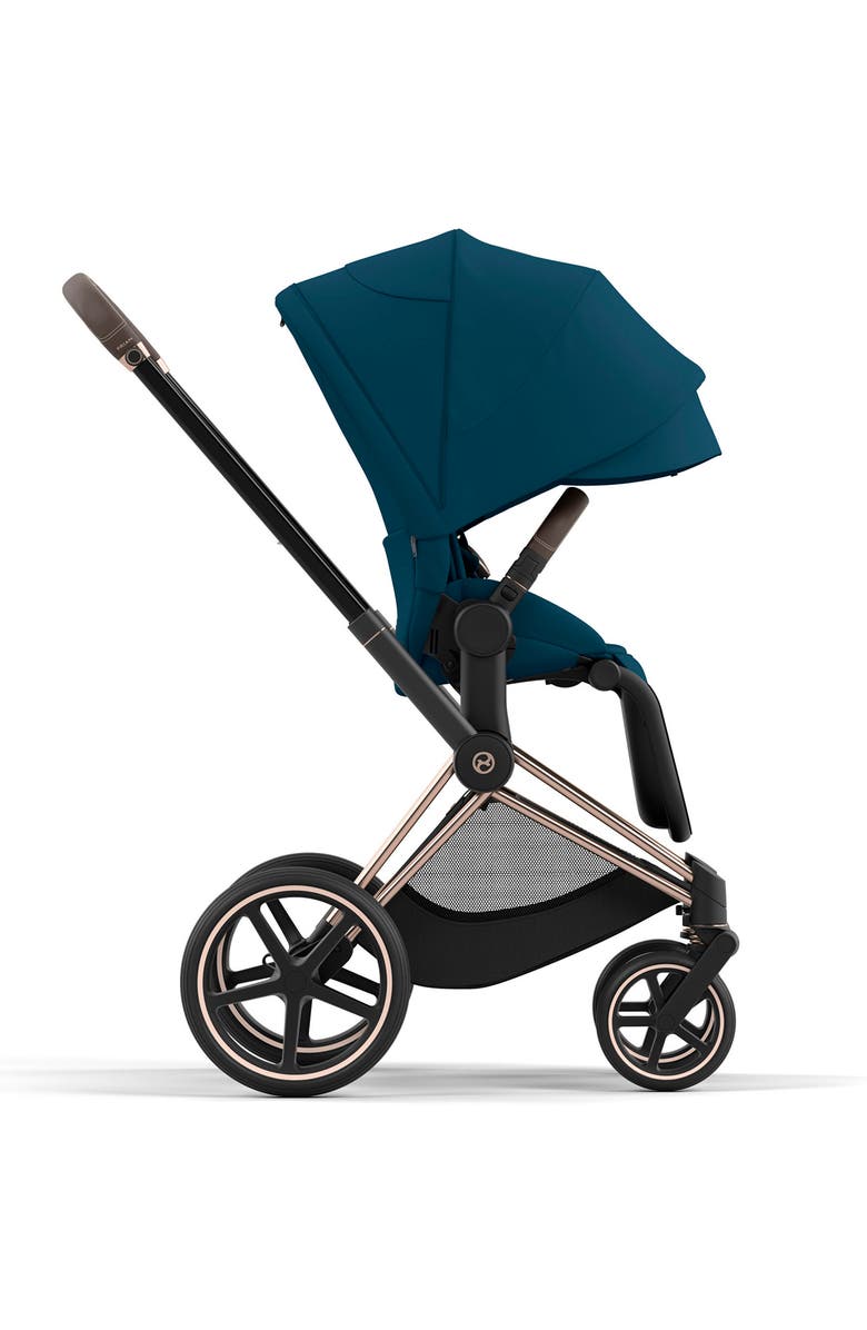 CYBEX Priam 4 Rose Gold Compact Stroller, Alternate, color, Mountain Blue