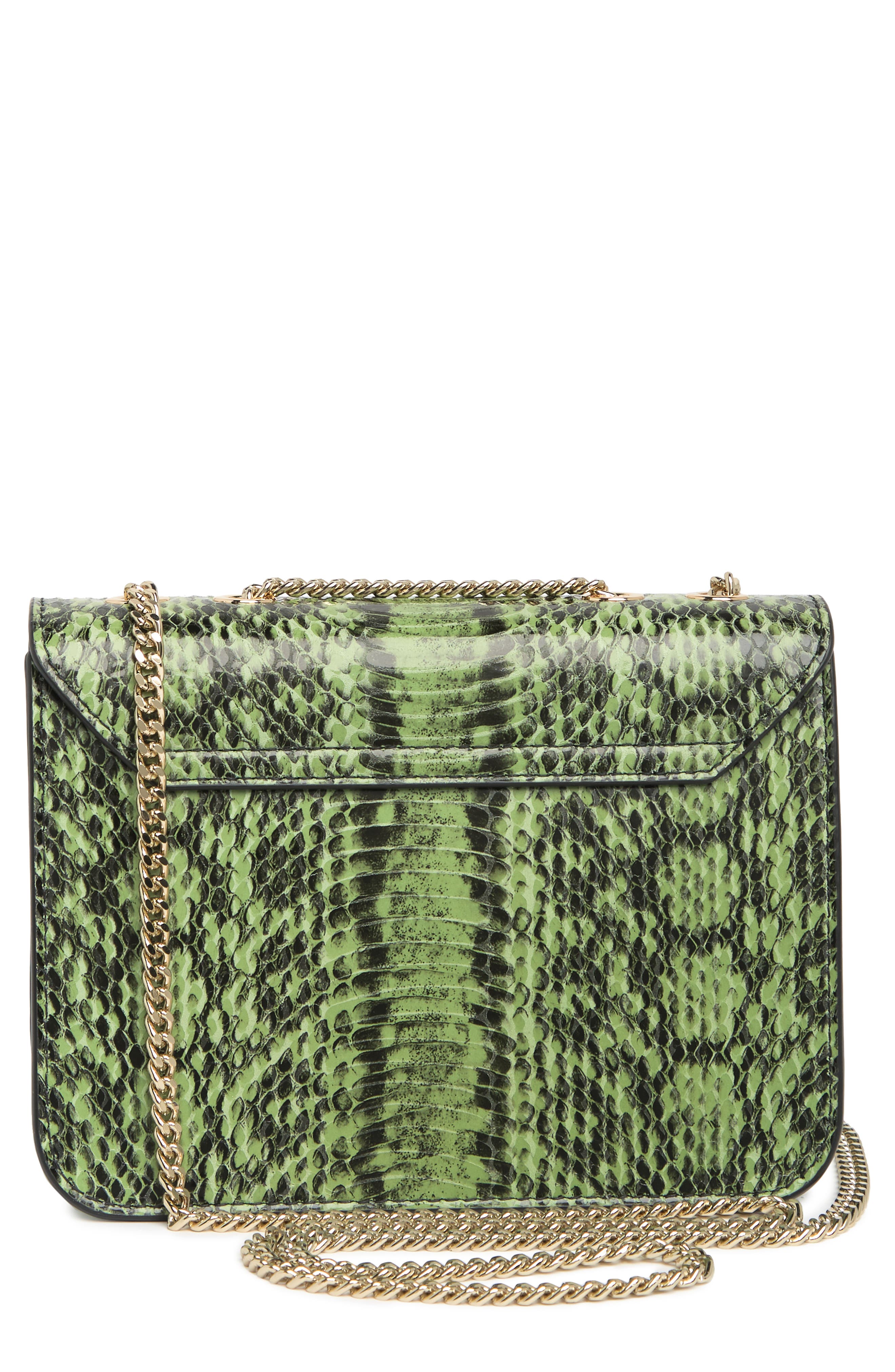 Bella Snakeskin Embossed Mini Crossbody Bag, Alternate, color, TONI PRATO