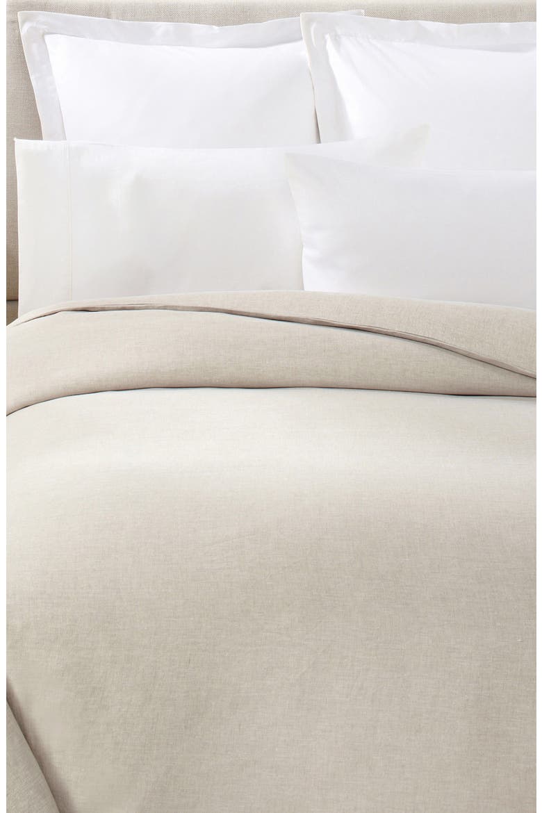 Linen Duvet Cover, Alternate, color, NATURAL