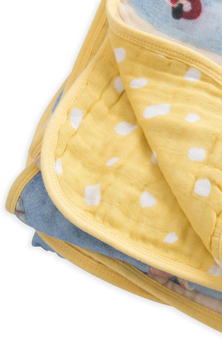 little unicorn Cotton Muslin Quilt, Alternate, color,