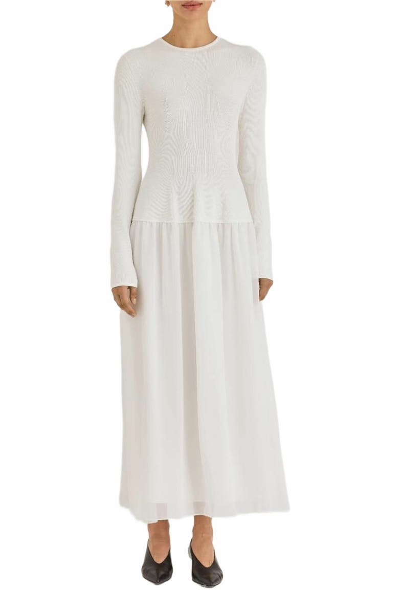 Rebecca Taylor Calla Dress, Main, color, Ivory