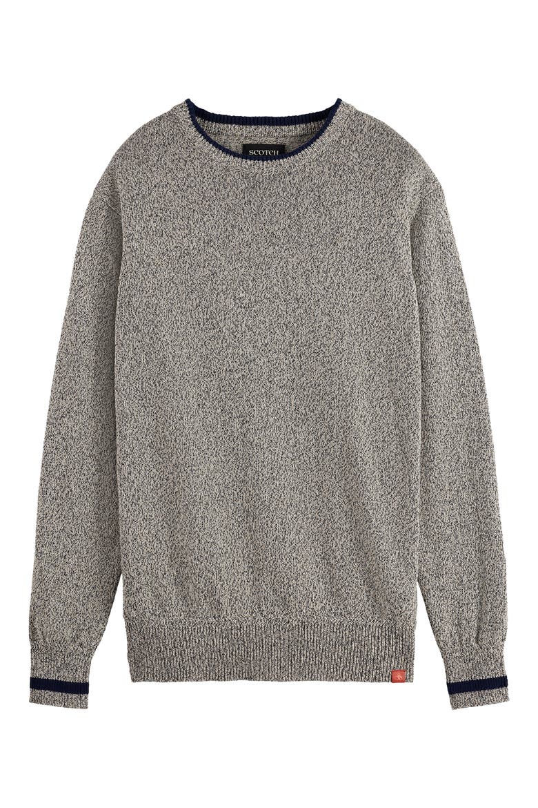 Mélange Crewneck Sweater, Alternate, color, PLAZA TAUPE