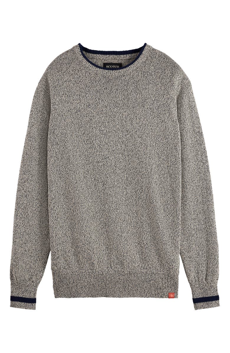Scotch & Soda Mélange Crewneck Sweater, Alternate, color, Plaza Taupe