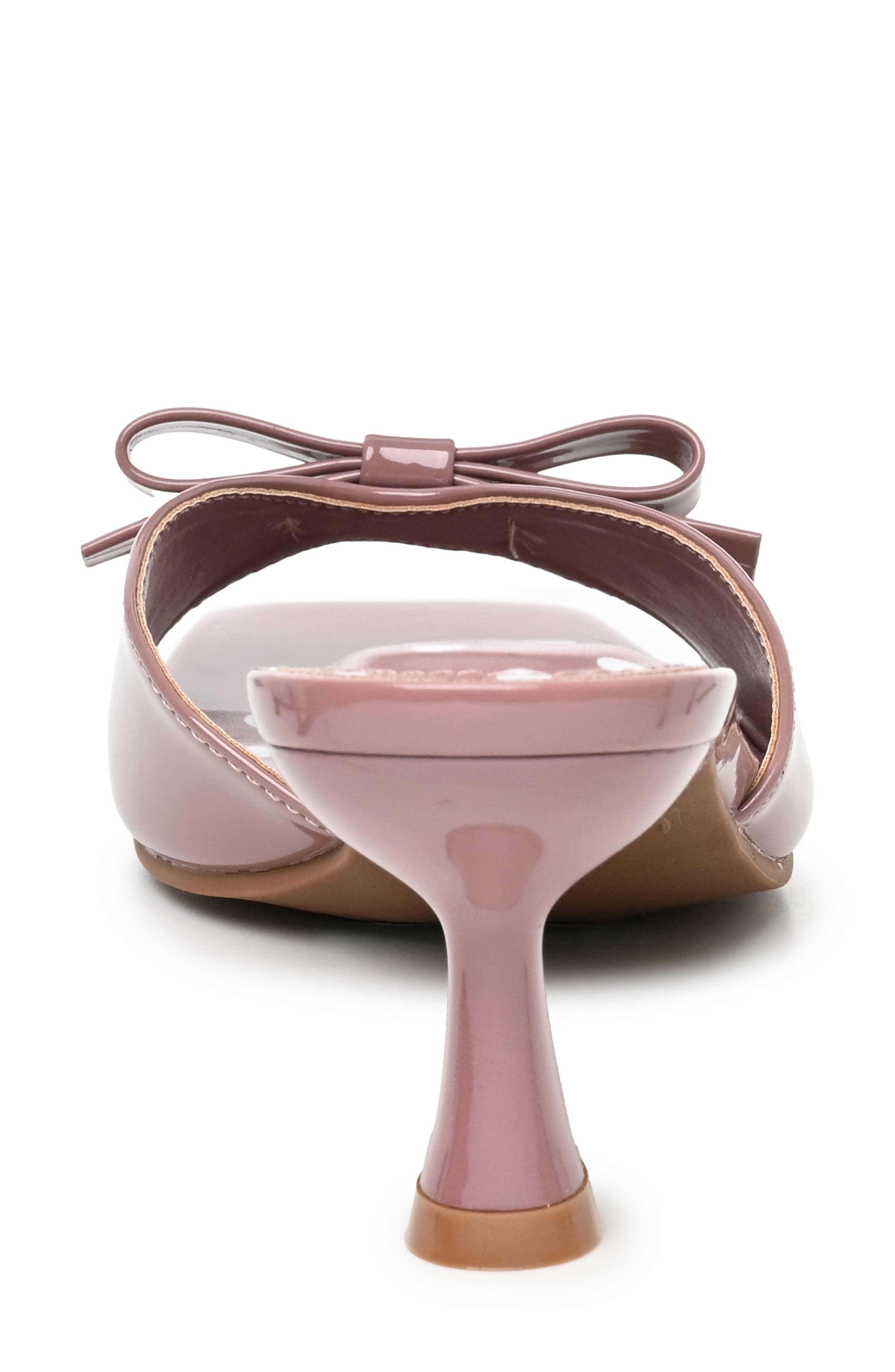 Bow Heeled Sandal, Alternate, color, MAUVE PATENT