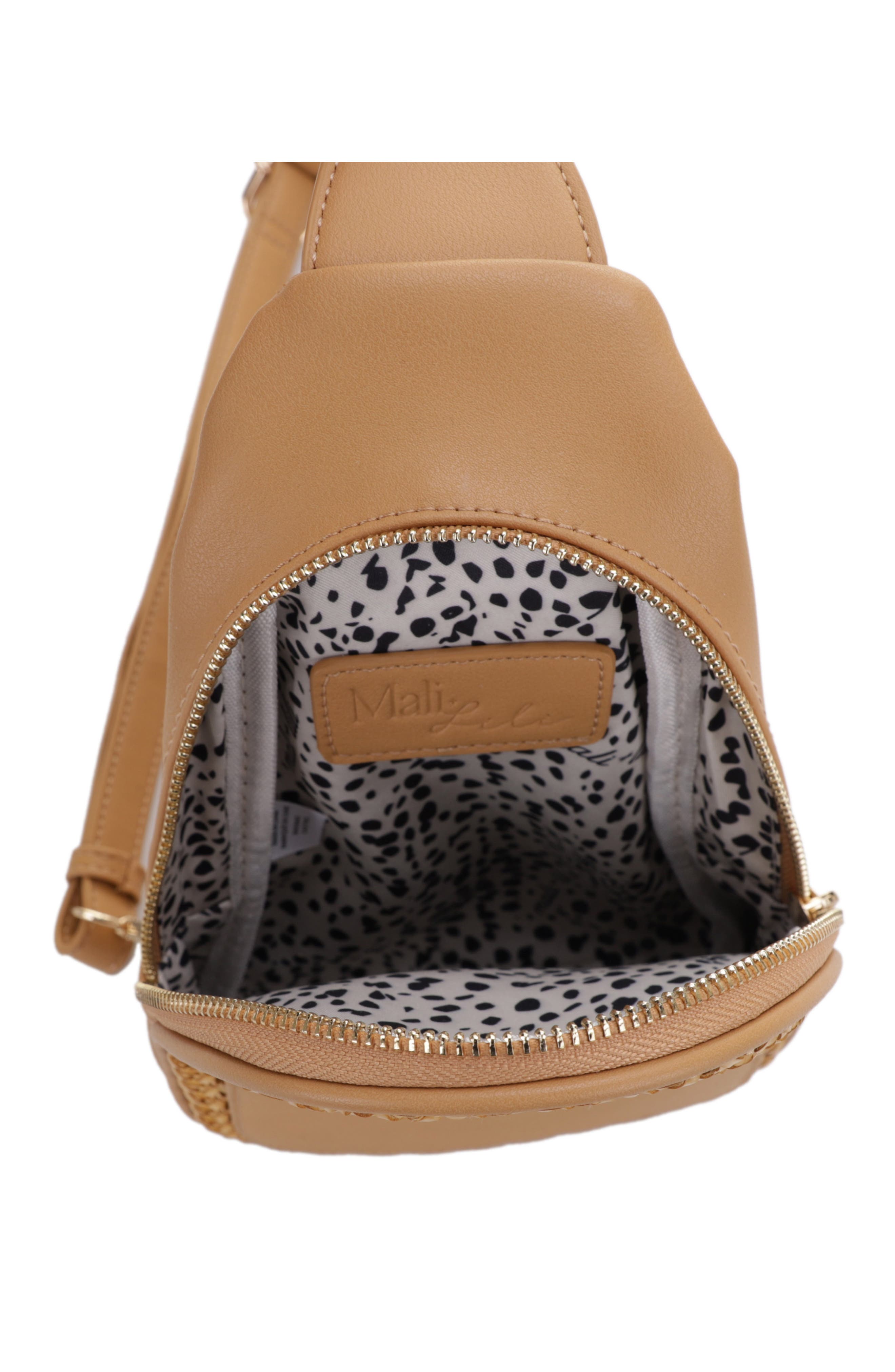 Mali + Lili Gwen Rattan Sling Crossbody Bag, Alternate, color, 