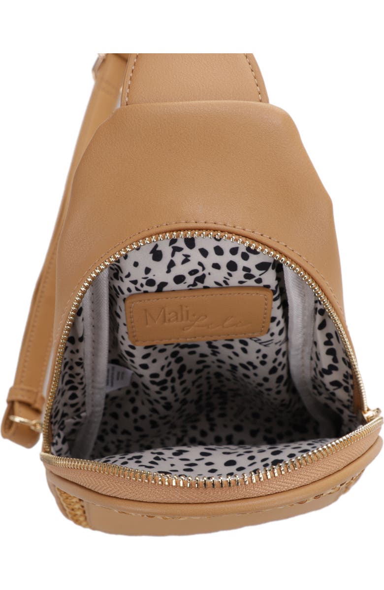 Mali + Lili Gwen Rattan Sling Crossbody Bag, Alternate, color,