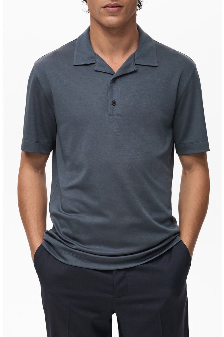 Polo Shirt, Main, color, PETROL BLUE