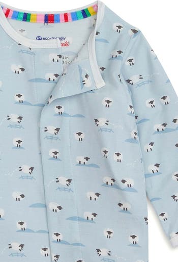 Baa Baa Baby Sheep Print Footie