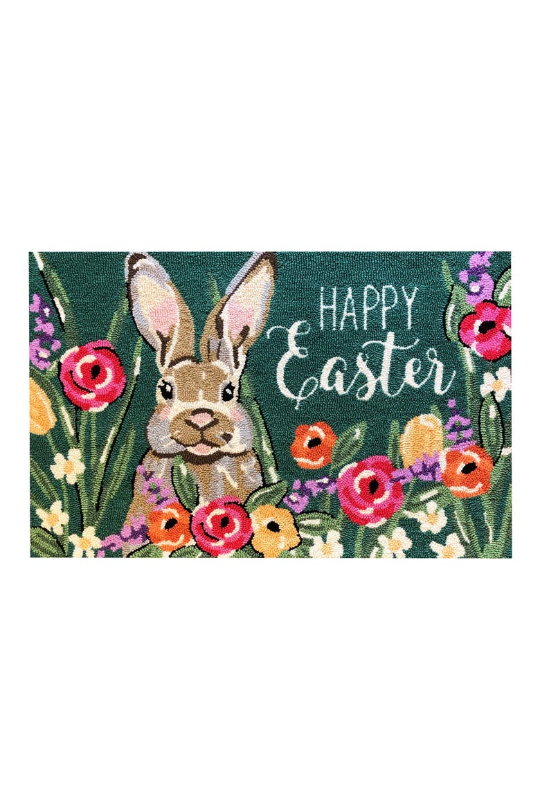 Easter Hare Doormat, Main, color, ULTAMARINE