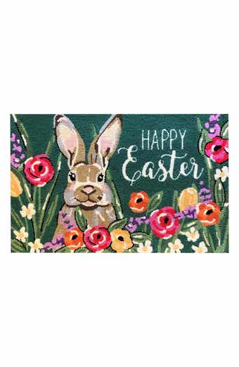 R16 HOME Easter Hare Doormat