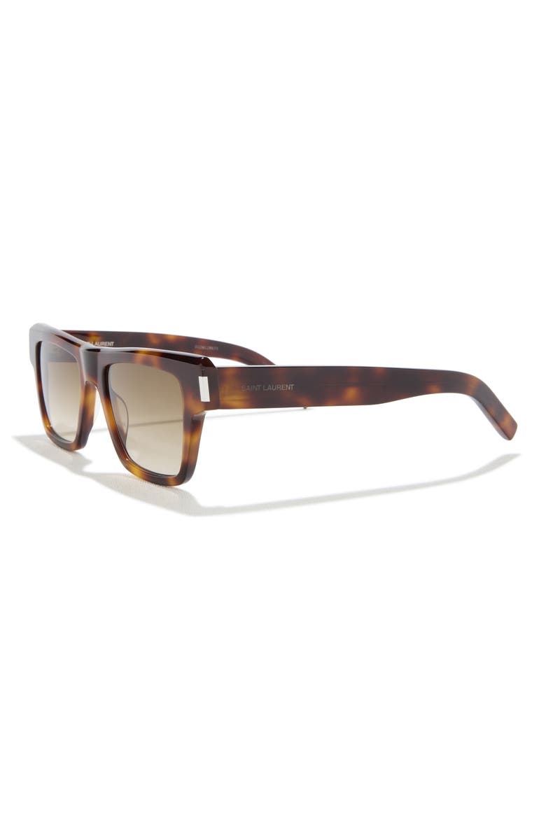 51mm Square Sunglasses, Alternate, color, HAVANA HAVANA BROWN