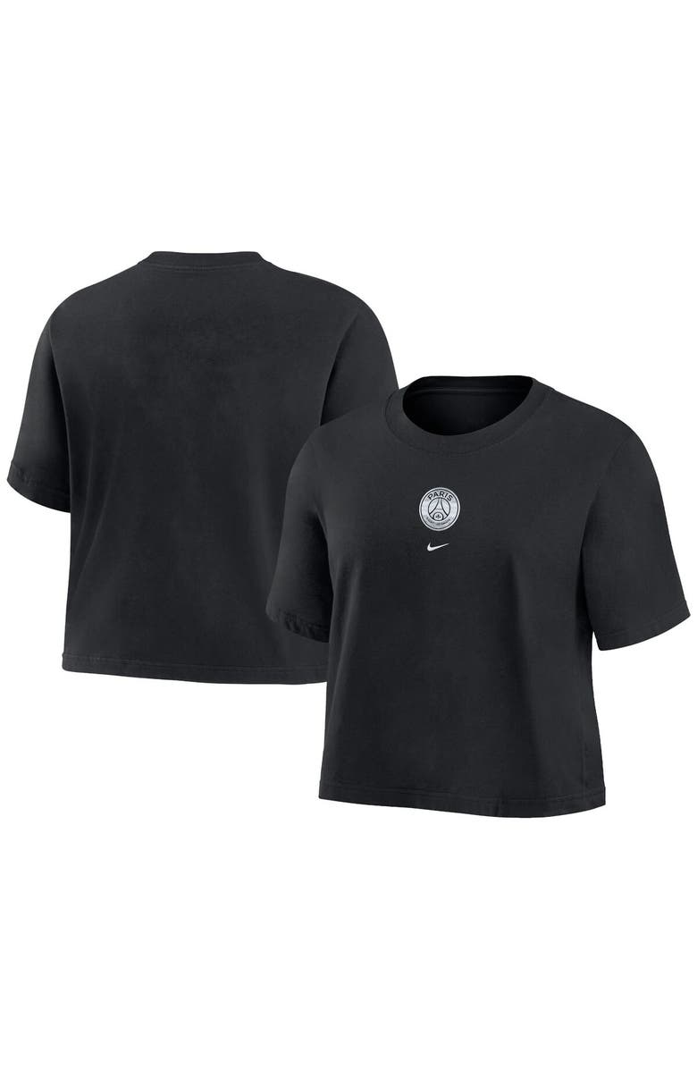 Nike Women's Nike Black Paris Saint-Germain For Her Boxy T-Shirt, Main, color,