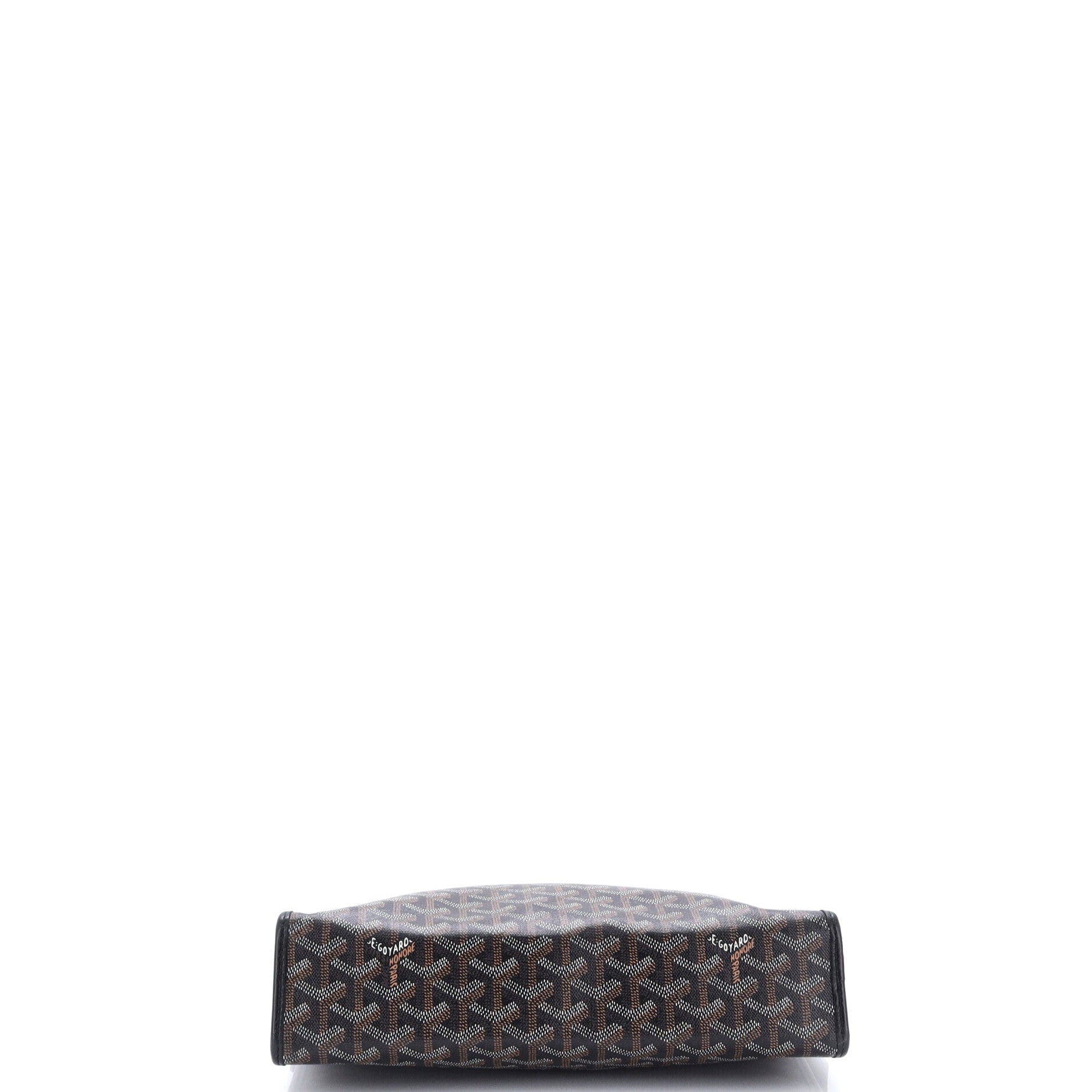 Jouvence Toiletry Pouch Coated Canvas GM, Alternate, color, Black