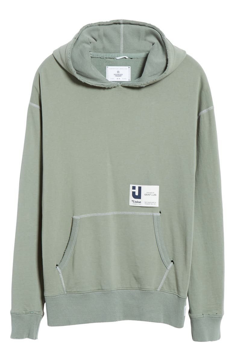 Reigning Champ Relaxed Hooded Sweatshirt, Main, color, 