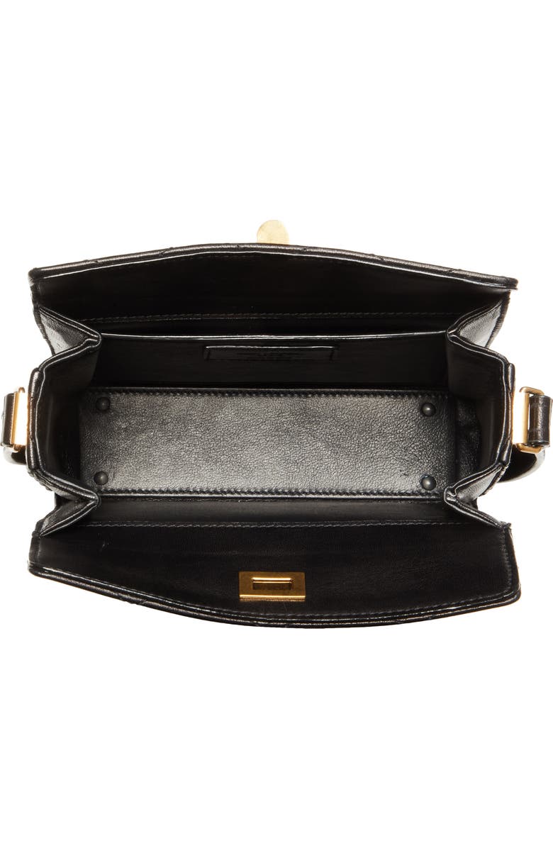 Saint Laurent Mini Square Quilted Leather Crossbody Bag, Alternate, color,