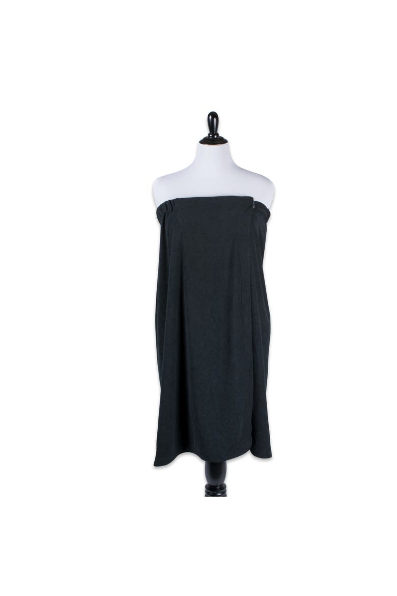 Women's Plus Size Shower Wrap Black, Main, color, Black