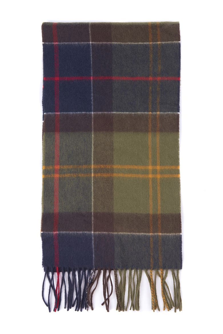 Tartan Cashmere Scarf, Alternate, color, CLASSIC